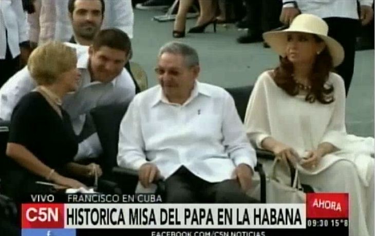 VIVO: Francisco oficia una misa en Cuba con la presencia de Cristina