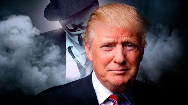 Anonymous amenazó a Donald Trump 