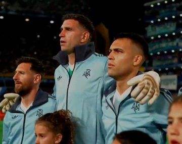 Así sonó el Himno en la previa al duelo de la Selección con Perú