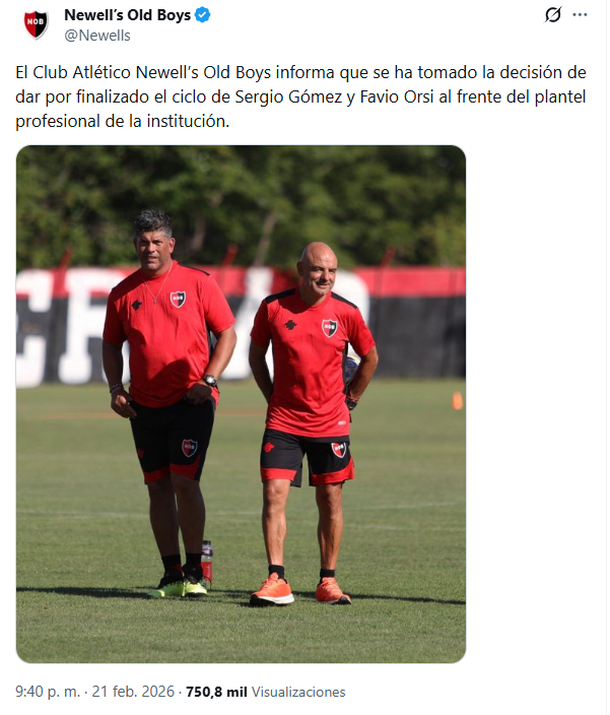 Comunicado de Newell's
