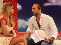 Leo Fariña con Marina Calabró