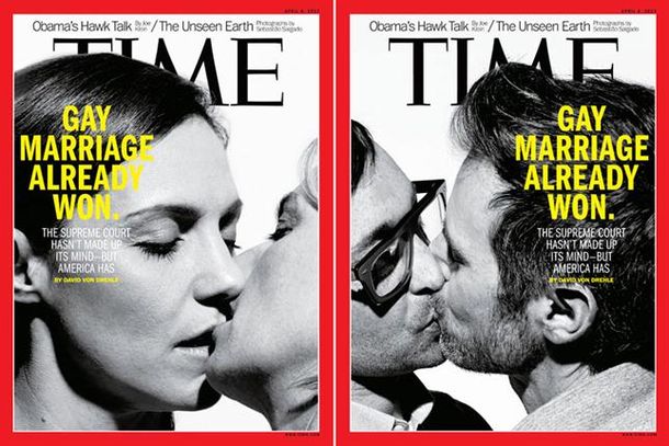La osada portada de la revista Time sobre el matrimonio gay
