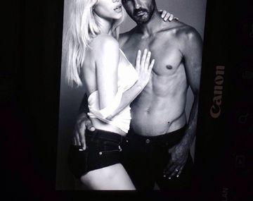 Nicole y Cubero posaron