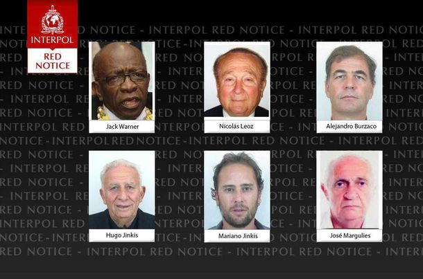 Interpol emitió alerta roja por dos altos funcionarios de la FIFA