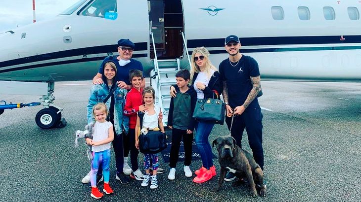 Wanda Nara se fue a Francia