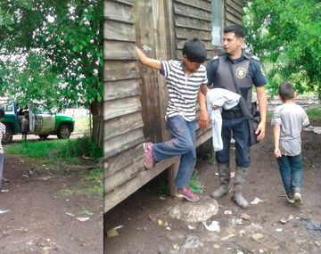 La policía llegó gracias a un llamado al 911 por los vecinos