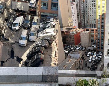 Al menos un muerto tras el colapso de un estacionamiento en Nueva York