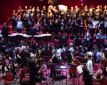 La Matanza: Más de 20 mil personas disfrutaron de la Orquesta Sinfónica Nacional y el Coro Polifónico Nacional