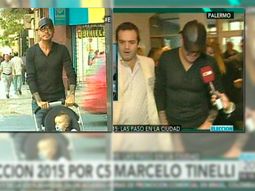 VIDEO: así votó Tinelli junto a su hijo Lorenzo