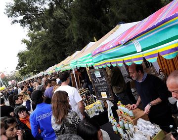 Un mercado orgánico en pleno Palermo este fin de semana