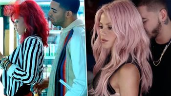 Las escenas del supuesto plagio de Shakira a Rihanna Las escenas del supuesto plagio de Shakira a Rihanna