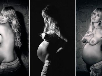 Rocío Guirao Díaz, embarazada y en topless