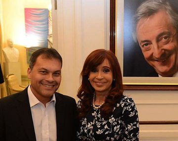 Walter Festa, intendente de Moreno y Cristina Kirchner, senadora por Unidad Ciudadana
