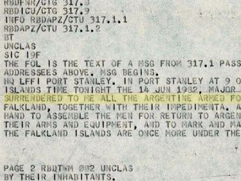 Malvinas rendición