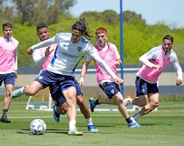 El 11 de Boca que probó Almirón para la final de la Libertadores
