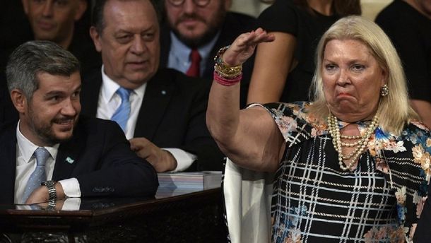Marcos Peña y Elisa Carrió