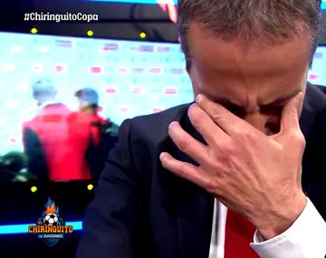 Culpa de Messi: un periodista se largó a llorar en vivo tras la derrota del Sevilla