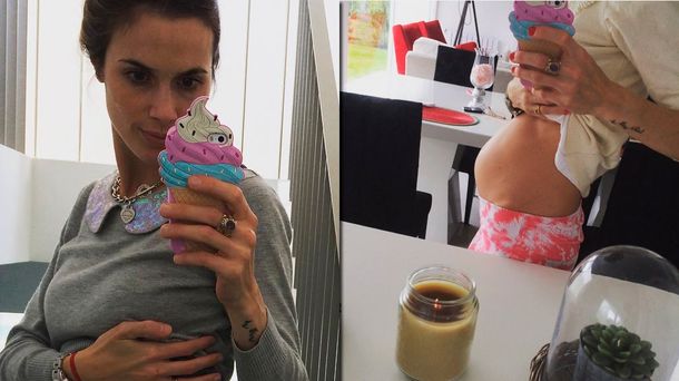 Así crece la panza de Chechu Bonelli en su cuarto mes de embarazo