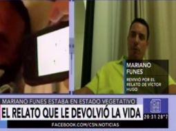 Reaccionó gracias al relato de Victor Hugo del gol de Maradona Reaccionó gracias al relato de Victor Hugo del gol de Maradona