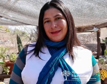 Gloria Cisneros tiene 39 años y da clases en la Escuela de Educación Primaria Nº 793 Don Carlos Arnaldo Jaime.