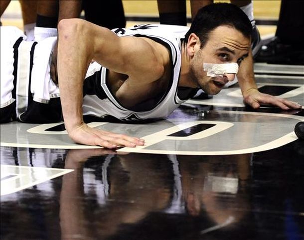 Manu Ginóbili, desgarrado: entre tres o cuatro semanas sin jugar