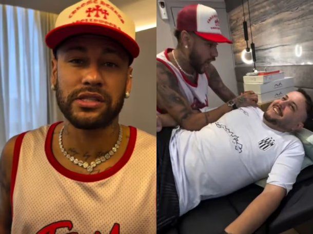 Neymar mostró el lado más crudo de su rehabilitación: expuso a sus amigos al dolor