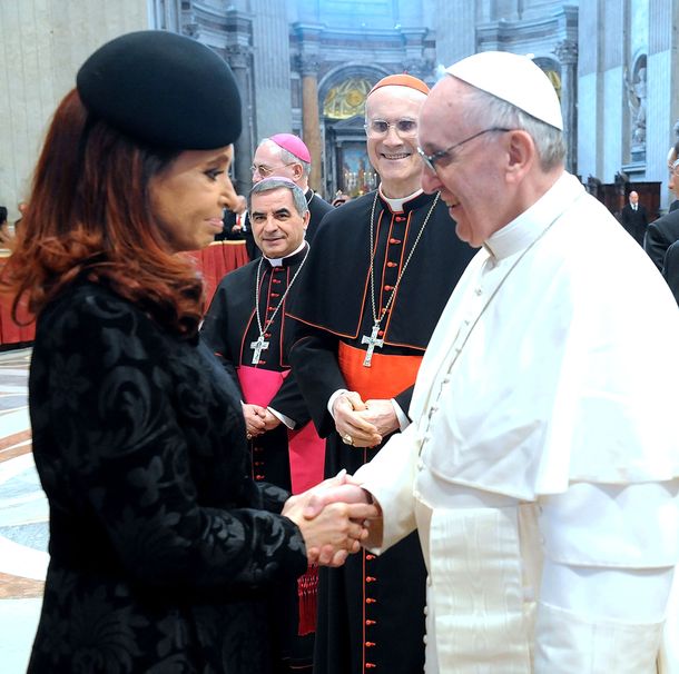 El Vaticano agradeció la carta enviada por Cristina