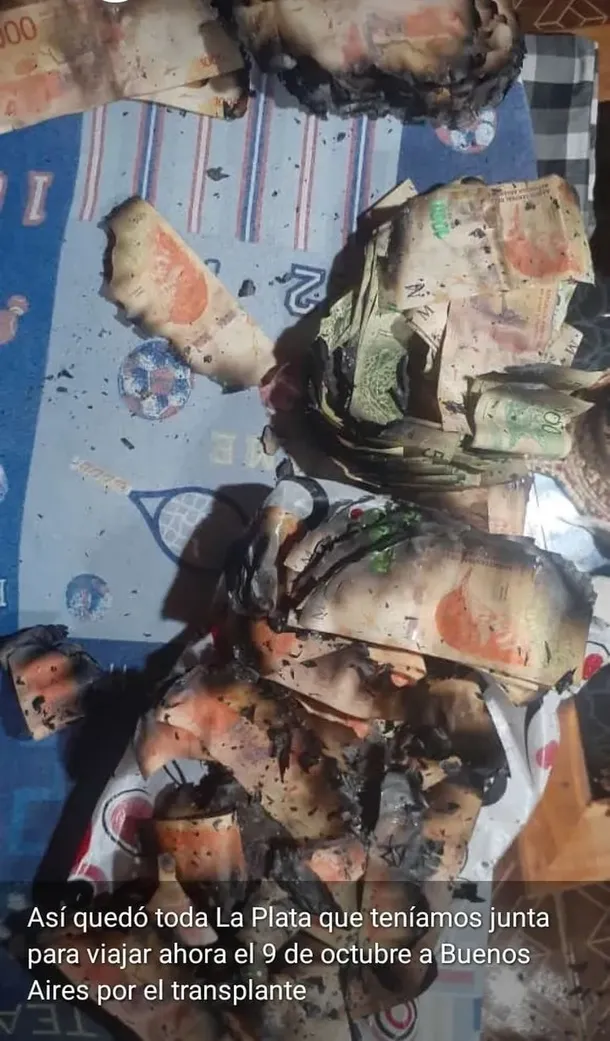 Chubut: se incendió la casa de su mamá y perdió el dinero para un trasplante