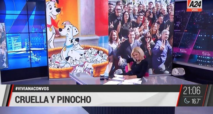 Sin la caja de Cositorto, ahora Viviana Canosa se la agarró hasta con los perros dálmata