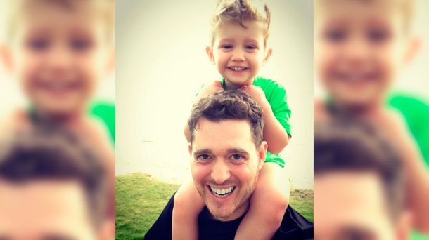El tierno mensaje de Michael Bublé a su hijo Noah: Sos mi todo