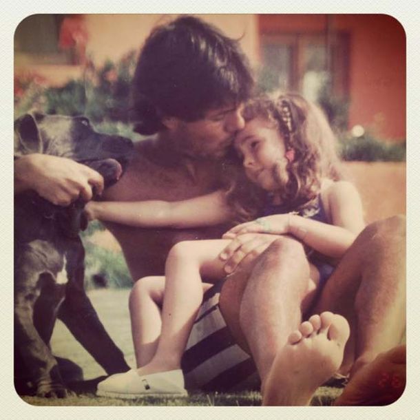 Marcelo Tinelli junto a Candelaria