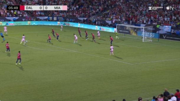 El golazo de Lionel Messi para el 1-0 del Inter Miami ante Dallas