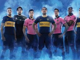 polemica: a boca no lo dejan usar su camiseta rosa polemica: a boca no lo dejan usar su camiseta rosa