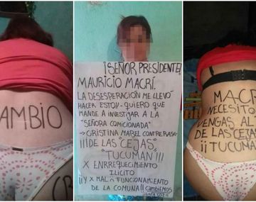 Las fotos de la mujer semidesnuda no tardaron en viralizarse