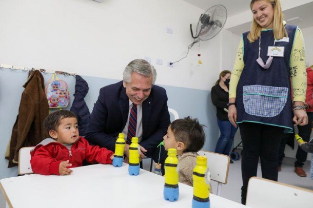 Alberto Fernández inauguró un Espacio de Primera Infancia en General Rodríguez