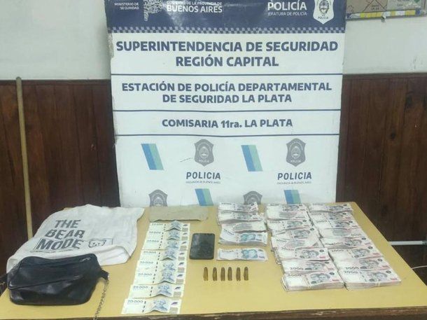 La Policía recuperó parte del dinero La Policía recuperó parte del dinero