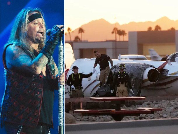 Un avión de Vince Neil se estrelló en Arizona