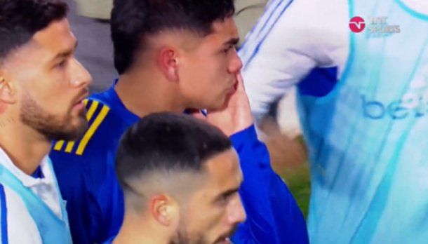 El llanto de Langoni tras una molestia cuando se iba de la cancha