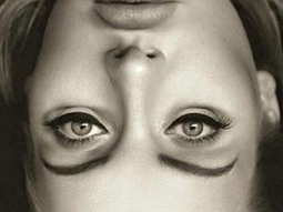 la foto de adele que juega con la ilusion optica la foto de adele que juega con la ilusion optica