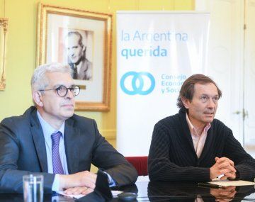 Gustavo Béliz y Julián Domínguez en el Consejo Económico y Social - @consejo_ar