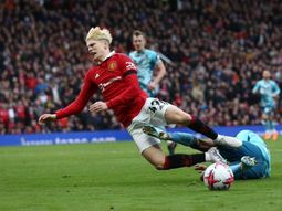 Qué dijo el DT del Manchester United sobre la lesión de Garnacho