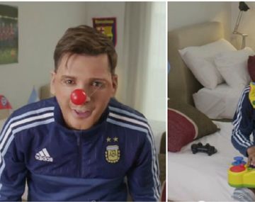 Imperdible video de Martín Bossi imitando a Messi