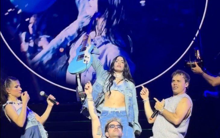Locura en el Movistar Arena por la participación de Lali en el show de Erreway