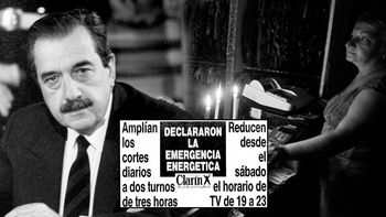 como fueron los cortes en el 88: futbol de dia, tv reducida y familias sin luz como fueron los cortes en el 88: futbol de dia, tv reducida y familias sin luz