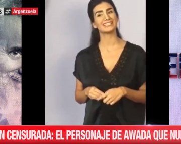 Rial mostró la imitación de Juliana Awada que nunca salió por la censura de Macri