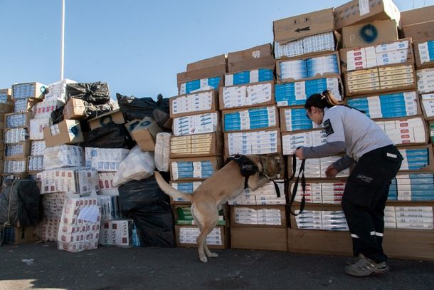 La AFIP destruyó 2 millones de paquetes de cigarrillos que ingresaron ilegalmente