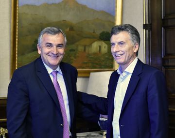 Macri recibió a Gerardo Morales en la Casa Rosada