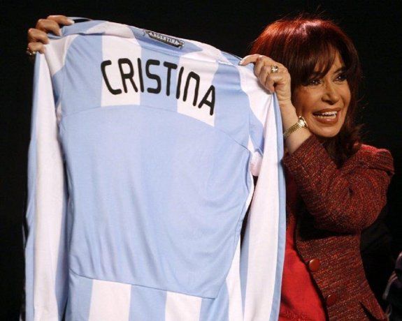 ¡Vamos Argentina! El festejo de Cristina Kirchner apenas terminó la final