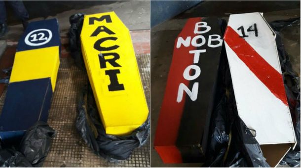 Los ataúdes que estaban escondidos en el Gigante de Arroyito