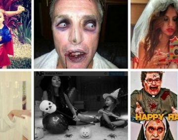 Los famosos festejaron Halloween
